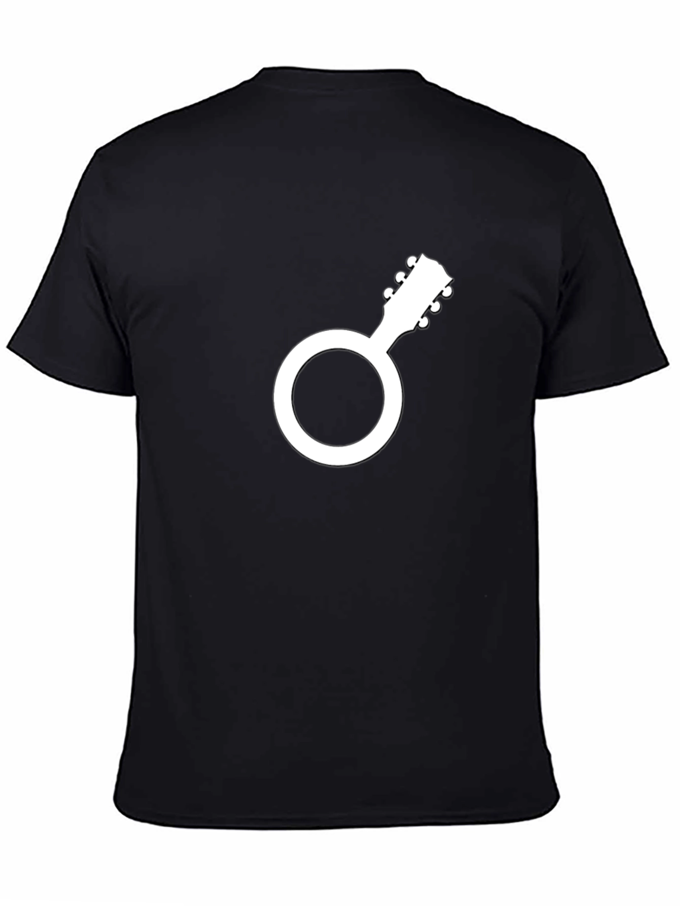 Musical Gender Symbol Tee - Unisex Banjo Graphic T-Shirt