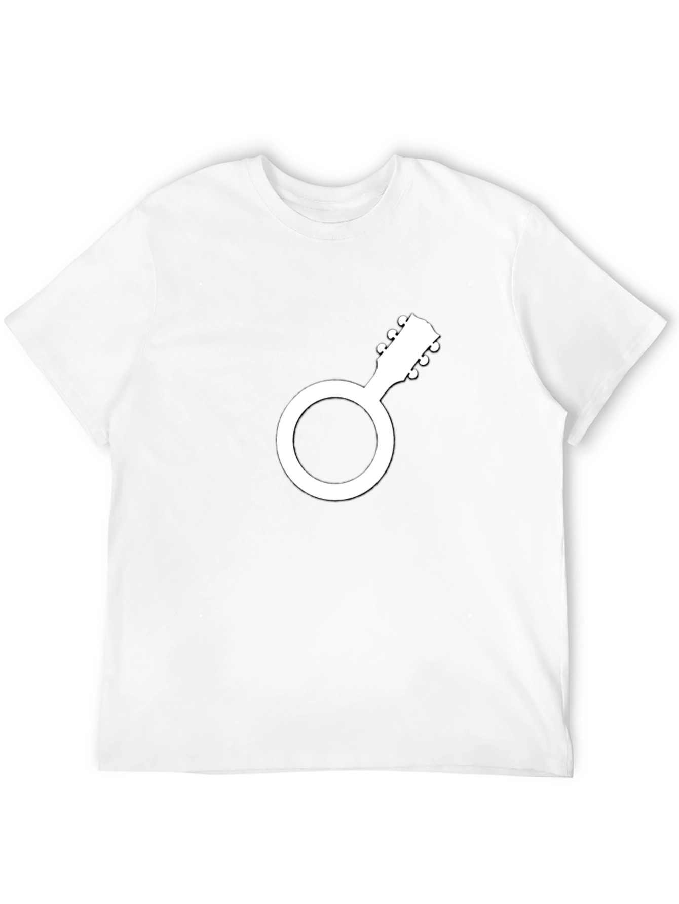 Musical Gender Symbol Tee - Unisex Banjo Graphic T-Shirt