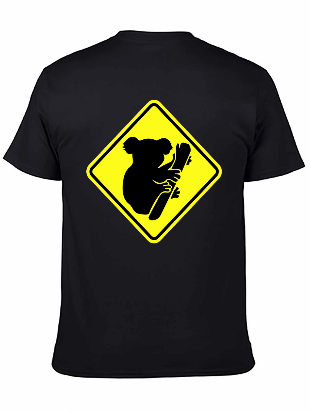 Koala Crossing Black Graphic Tee