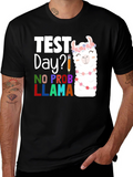 Test Day? No Prob Llama Graphic Tee