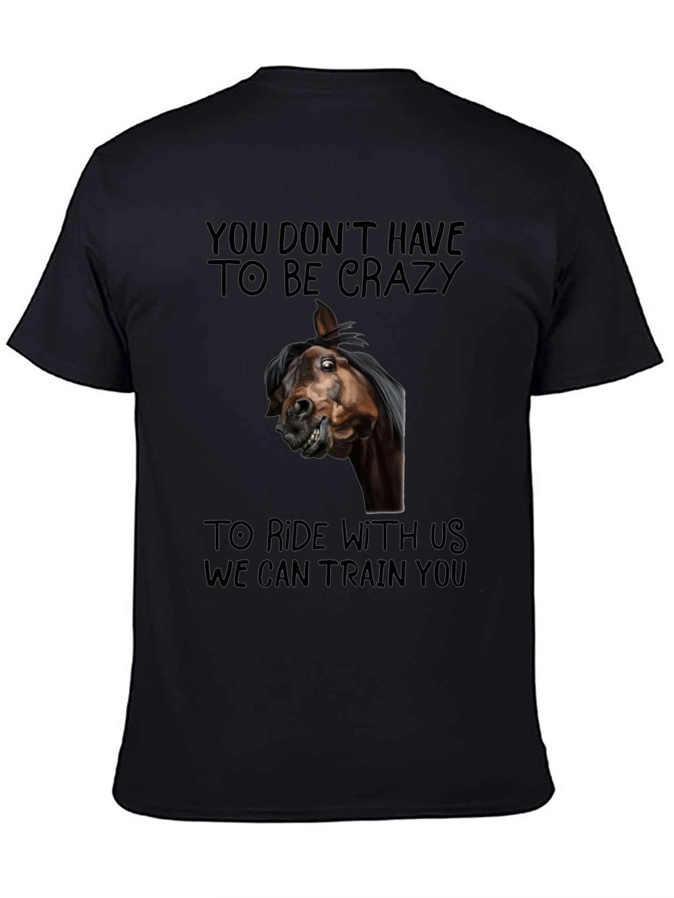 Crazy Horse Graphic Tee - Ride With Us T-Shirt