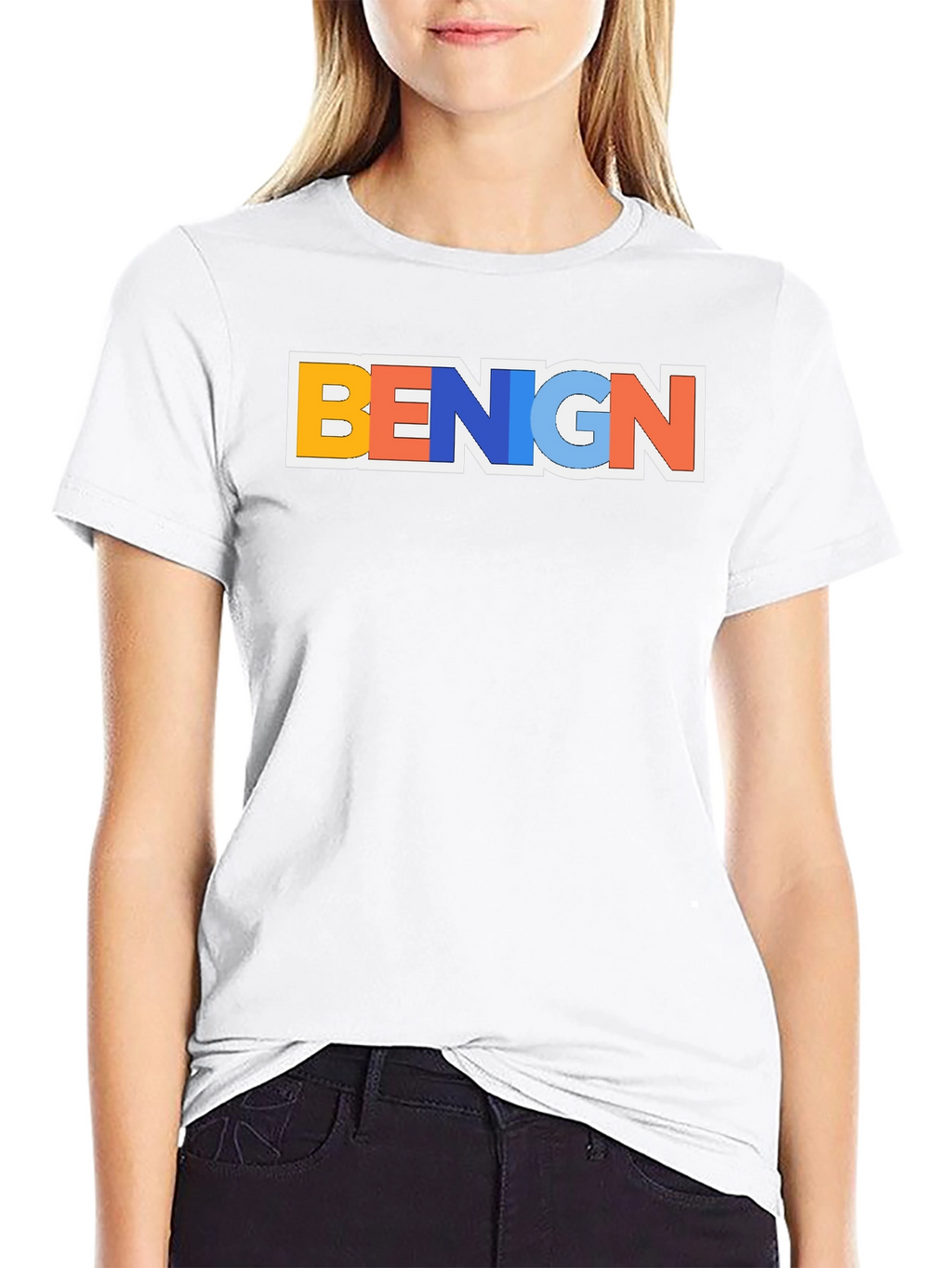 Benign Graphic T-Shirt - Trendy Casual Tee