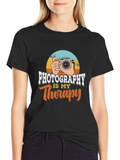 Photography is My Therapy Graphic Tee