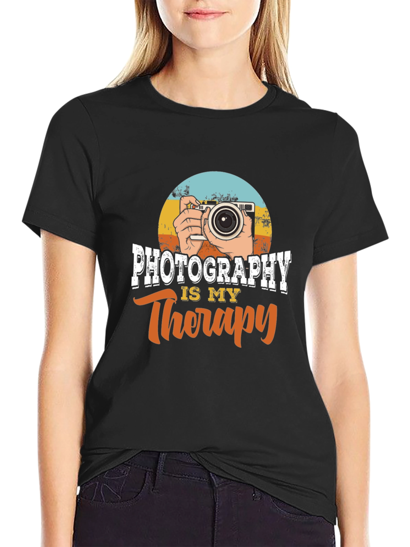 Photography is My Therapy Graphic Tee