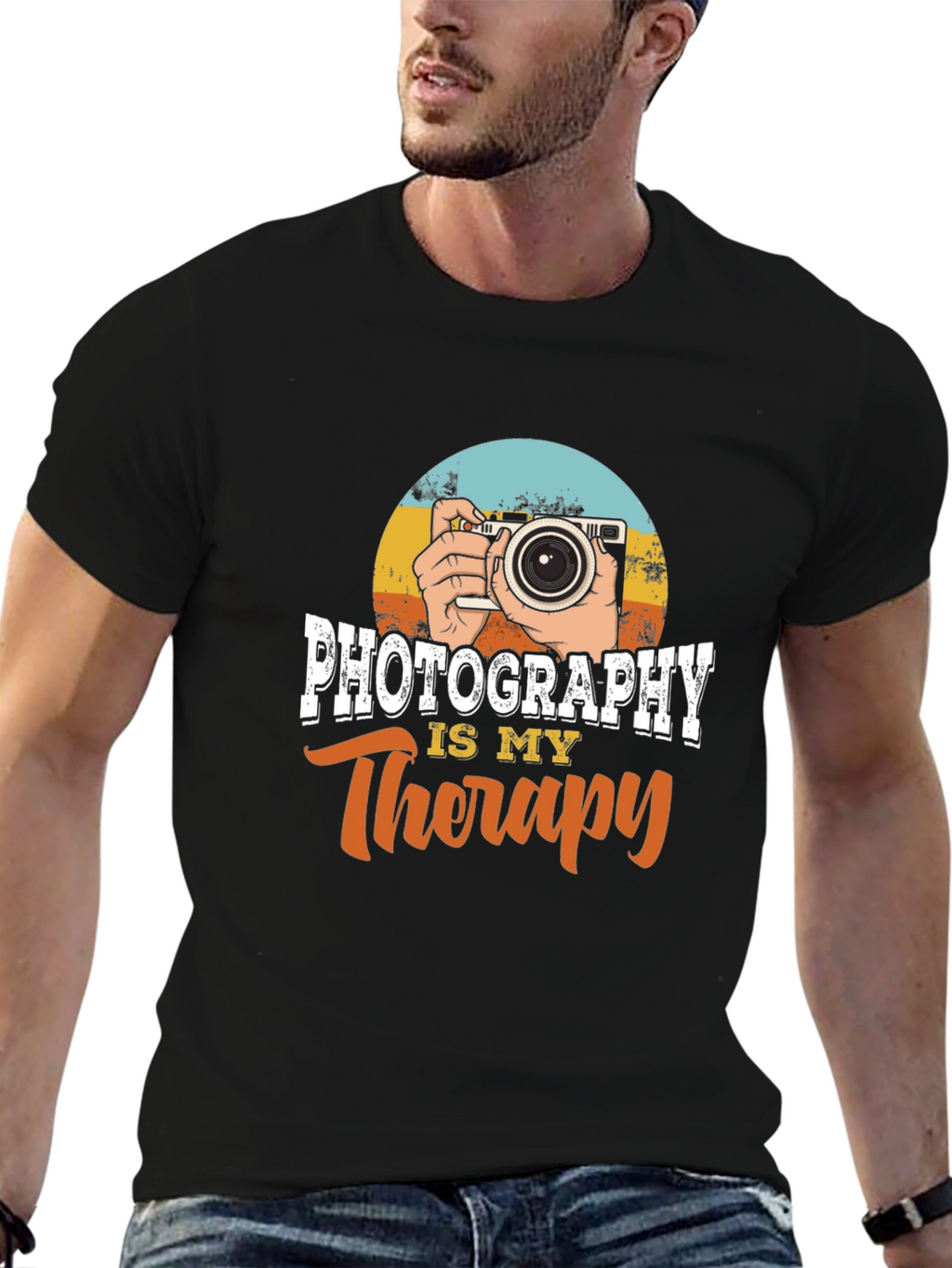 Photography is My Therapy Graphic Tee