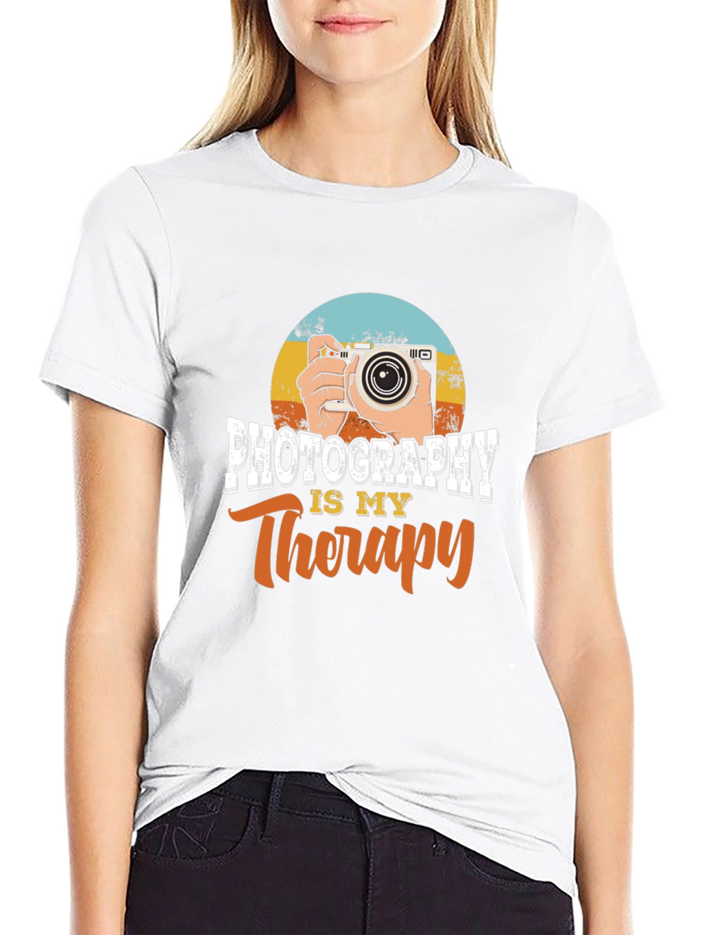 Photography is My Therapy Graphic Tee