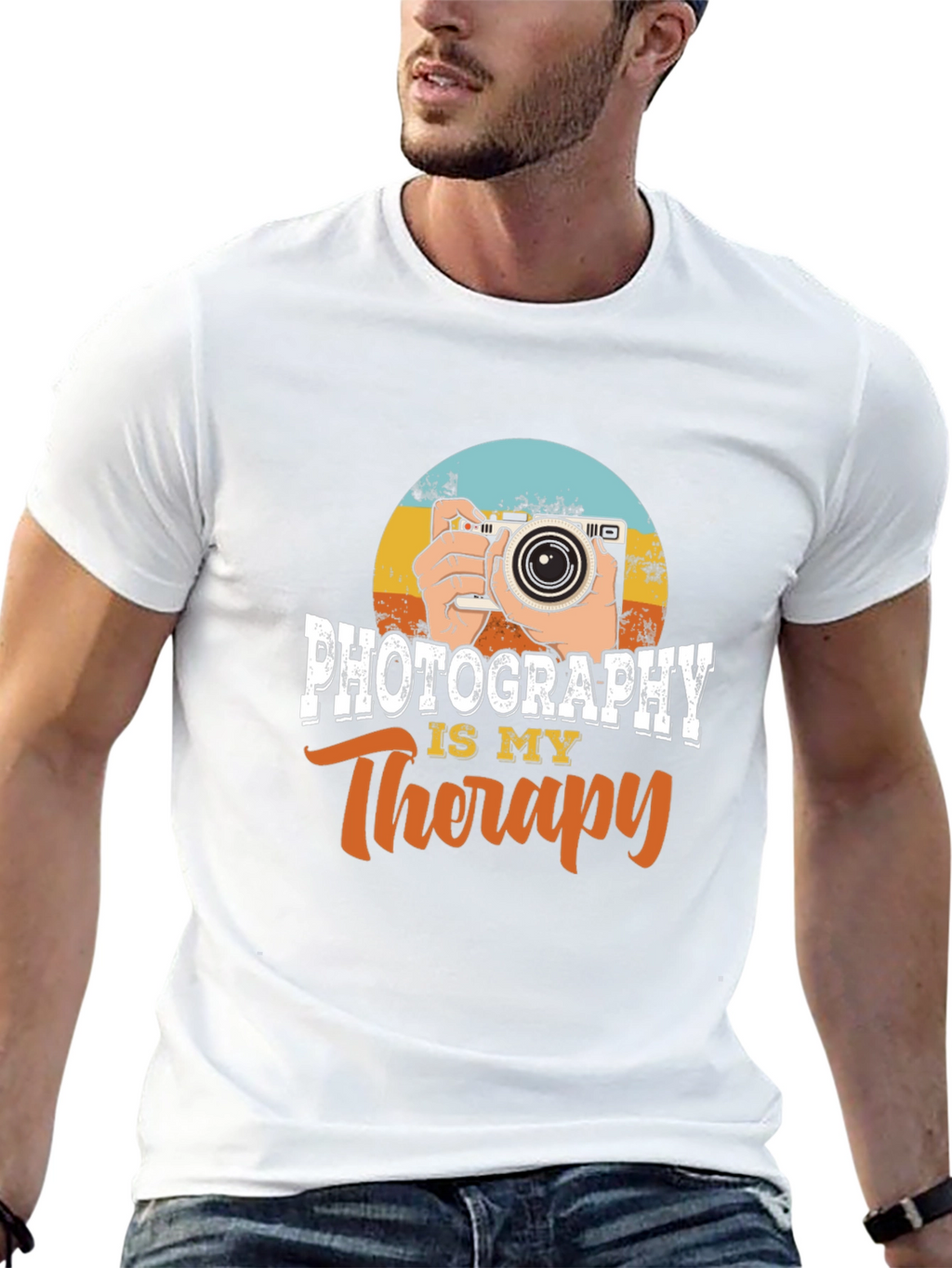 Photography is My Therapy Graphic Tee