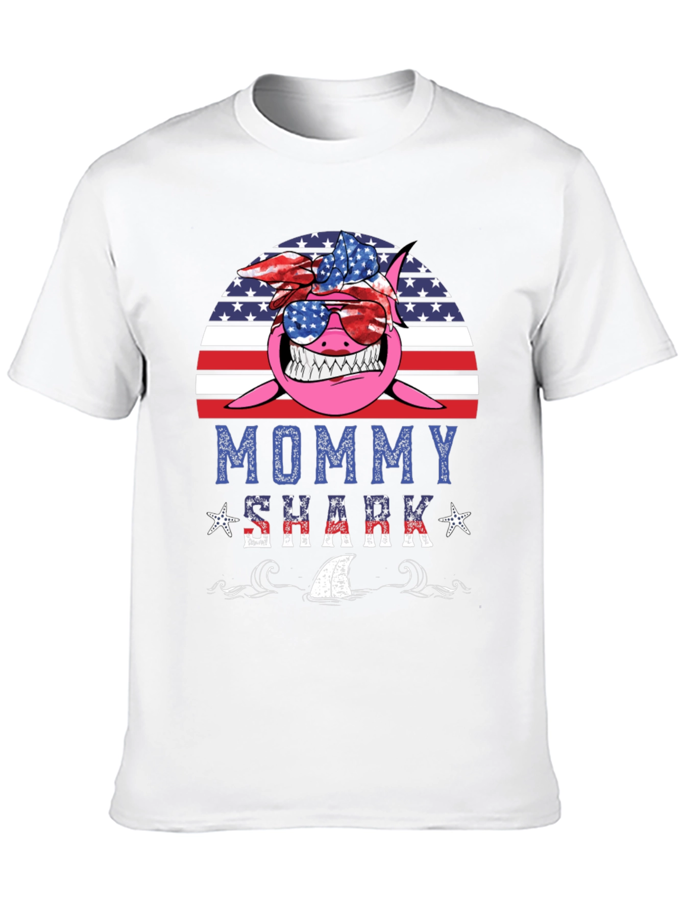 Mommy Shark USA Graphic Tee
