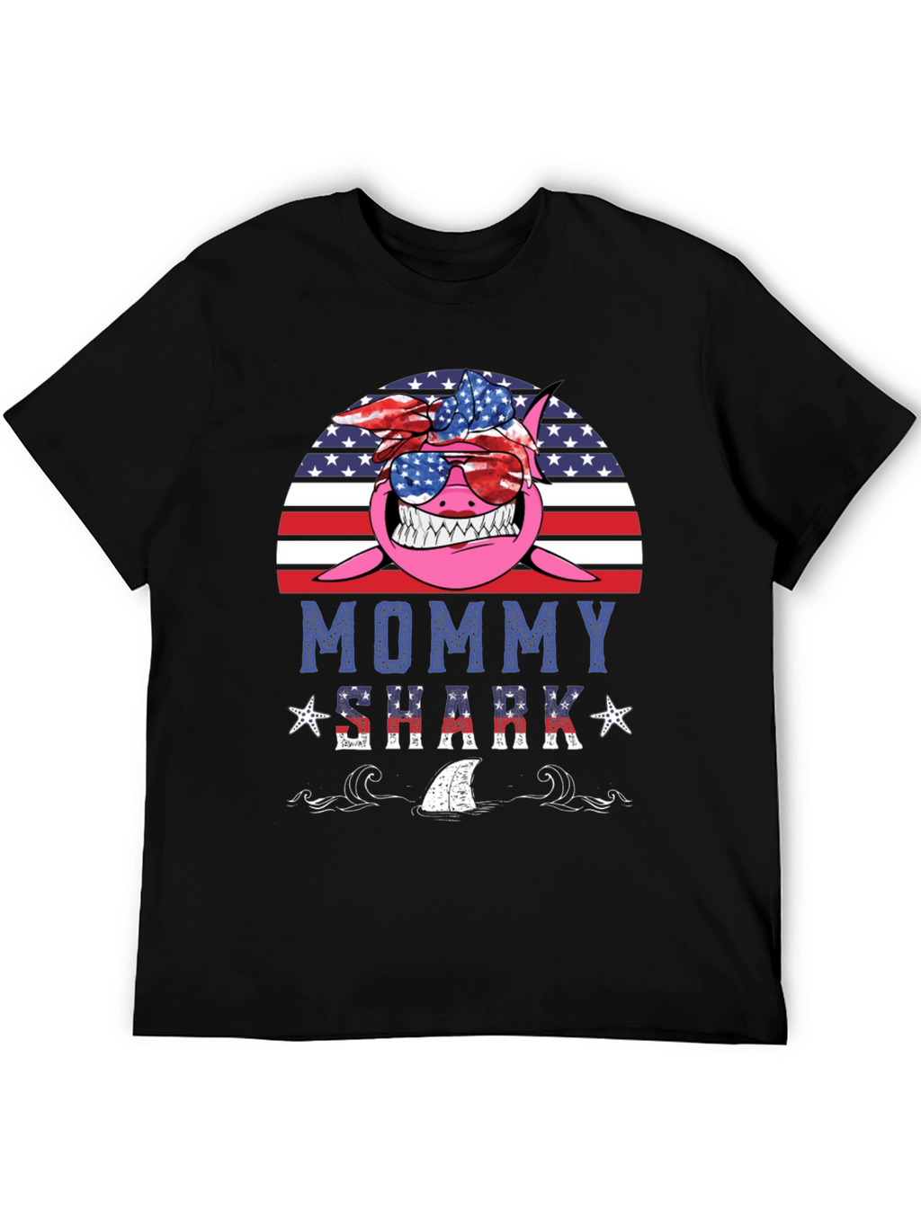 Mommy Shark USA Graphic Tee
