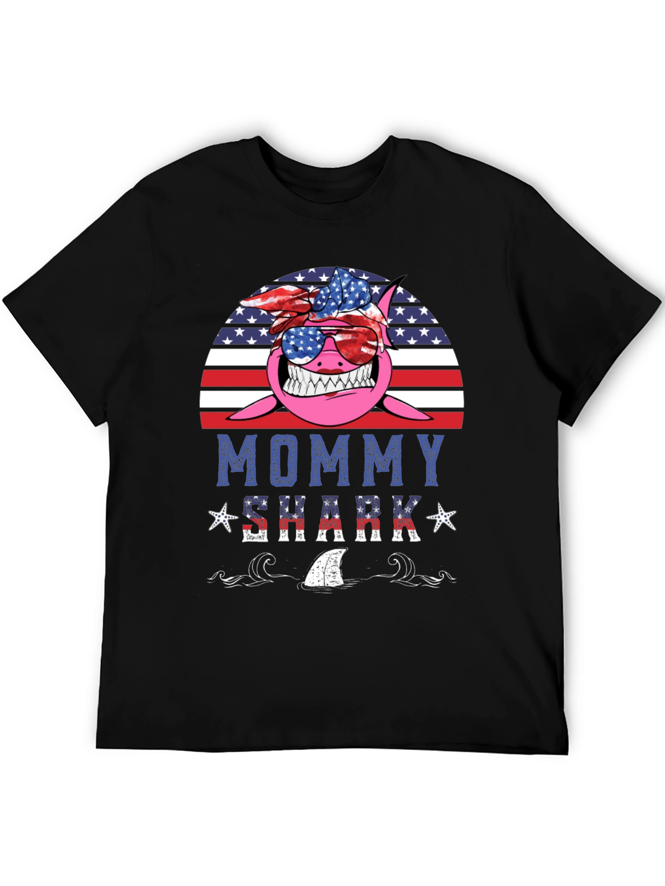 Mommy Shark USA Graphic Tee