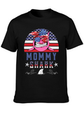 Mommy Shark USA Graphic Tee
