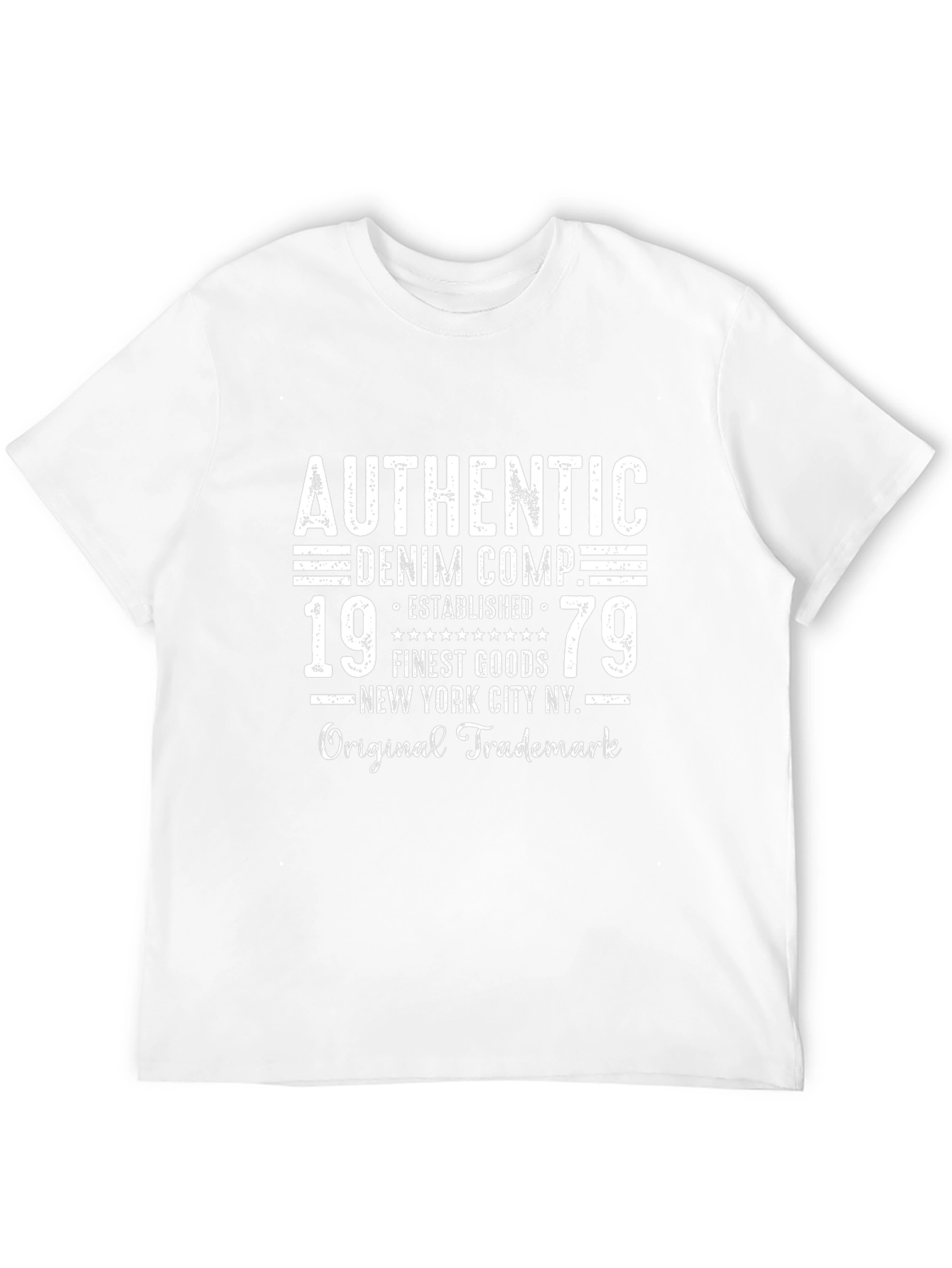 Authentic Denim Comp. 1979 Black T-Shirt