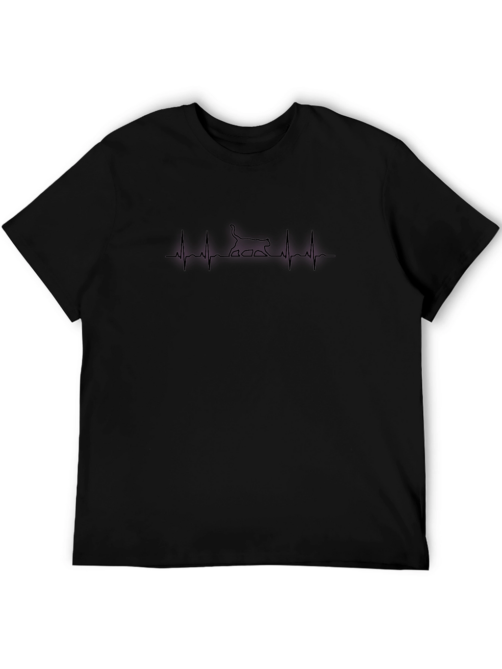 Cat Heartbeat T-Shirt - Purrfect for Cat Lovers!