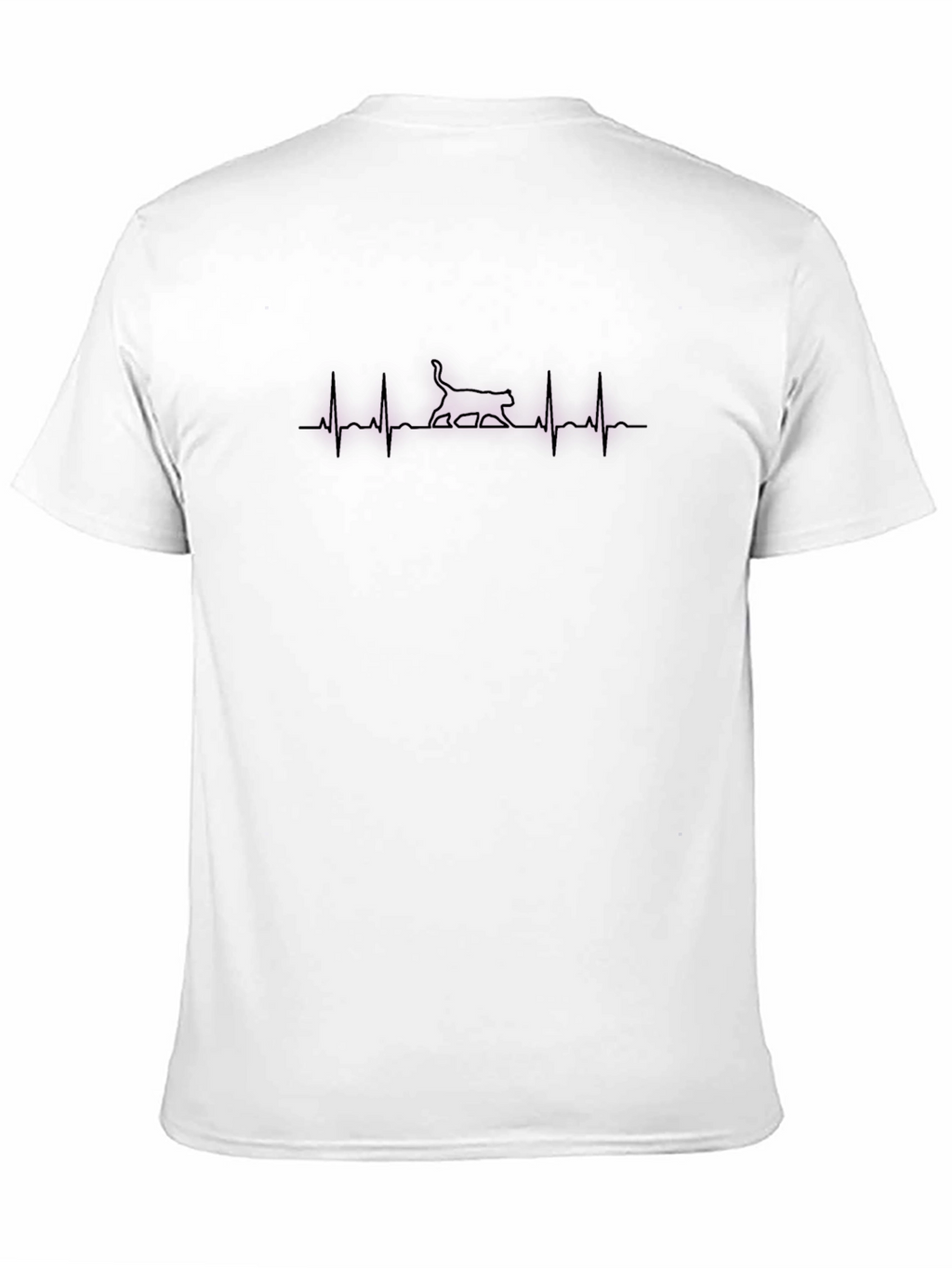 Cat Heartbeat T-Shirt - Purrfect for Cat Lovers!