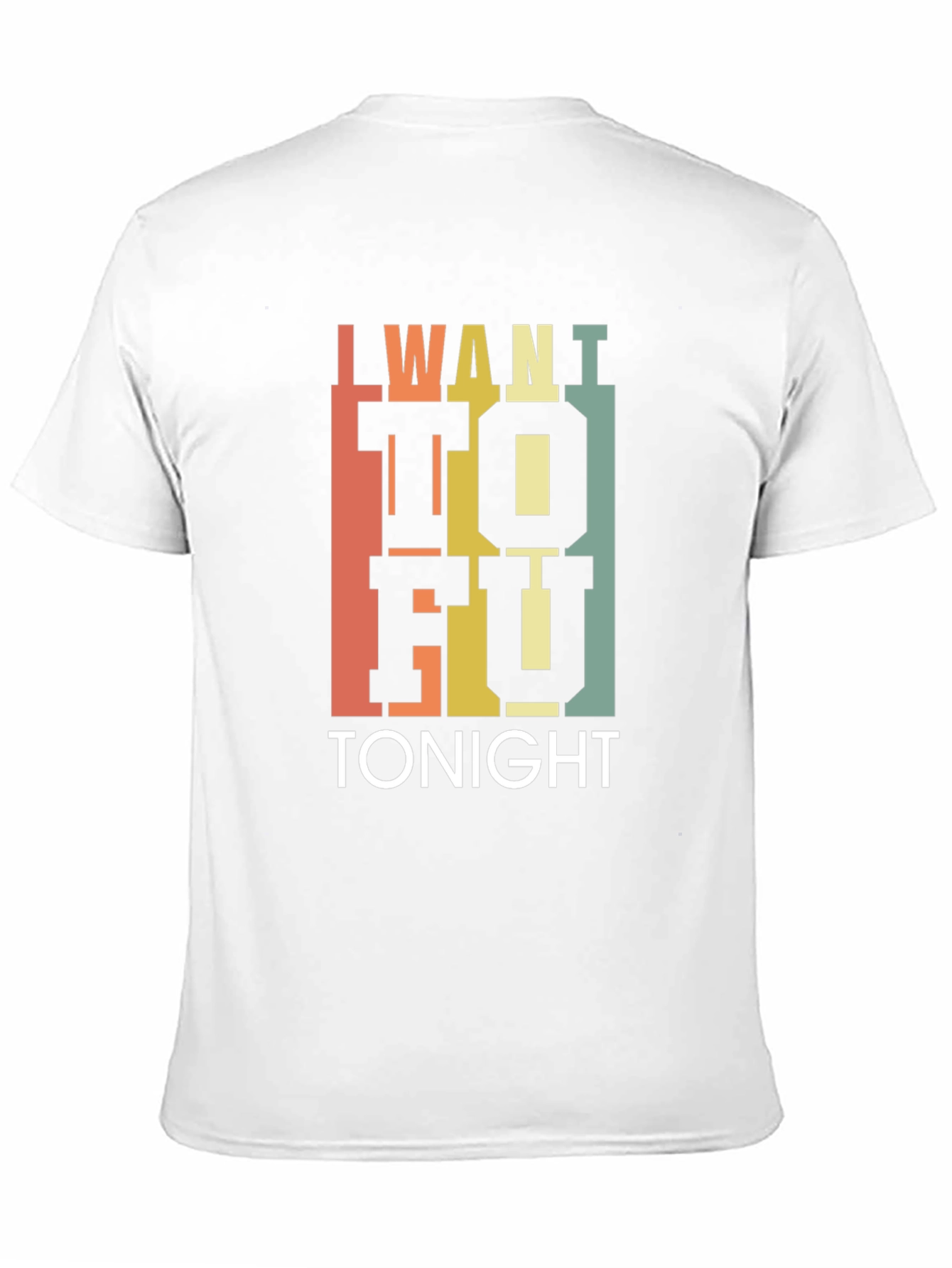 I Want Tofu Tonight T-Shirt - Trendy Foodie Tee