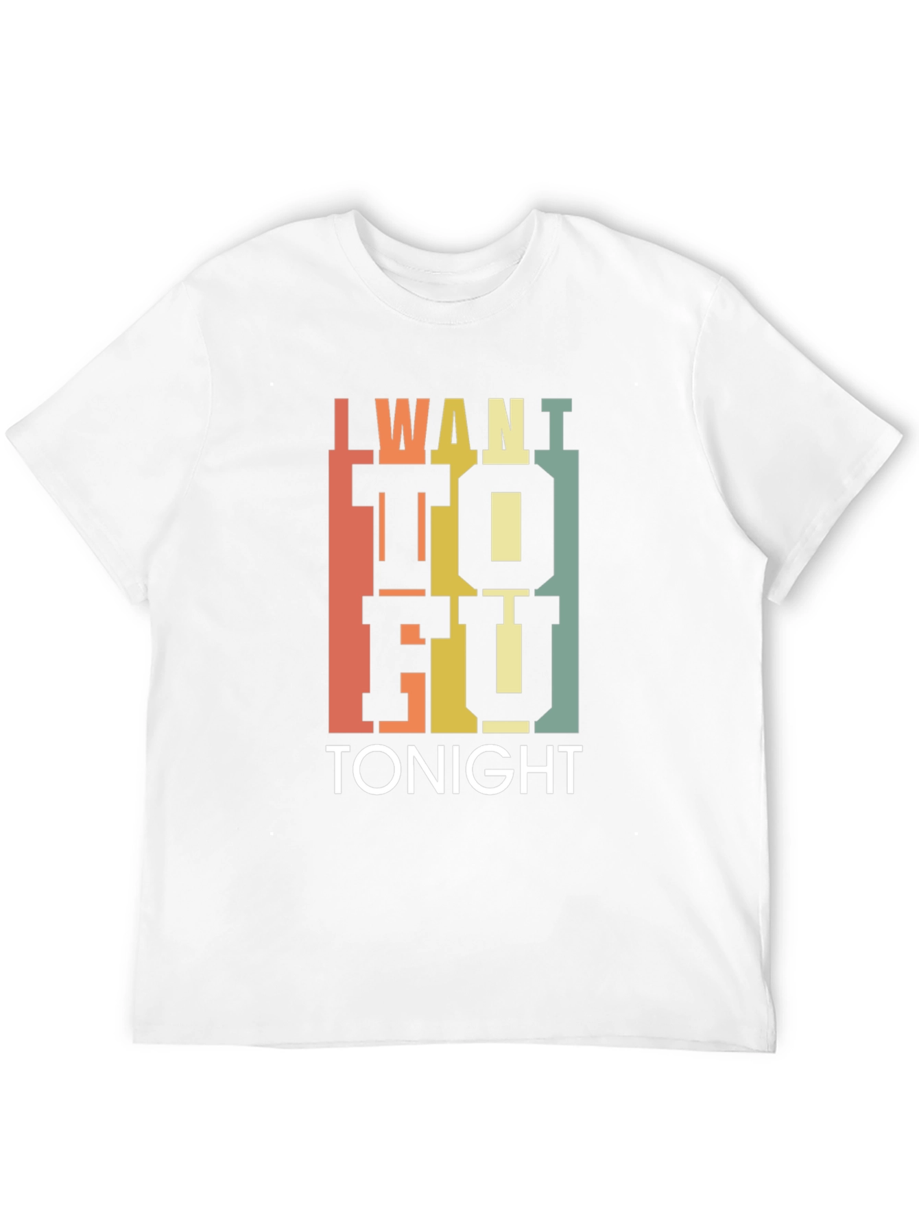 I Want Tofu Tonight T-Shirt - Trendy Foodie Tee