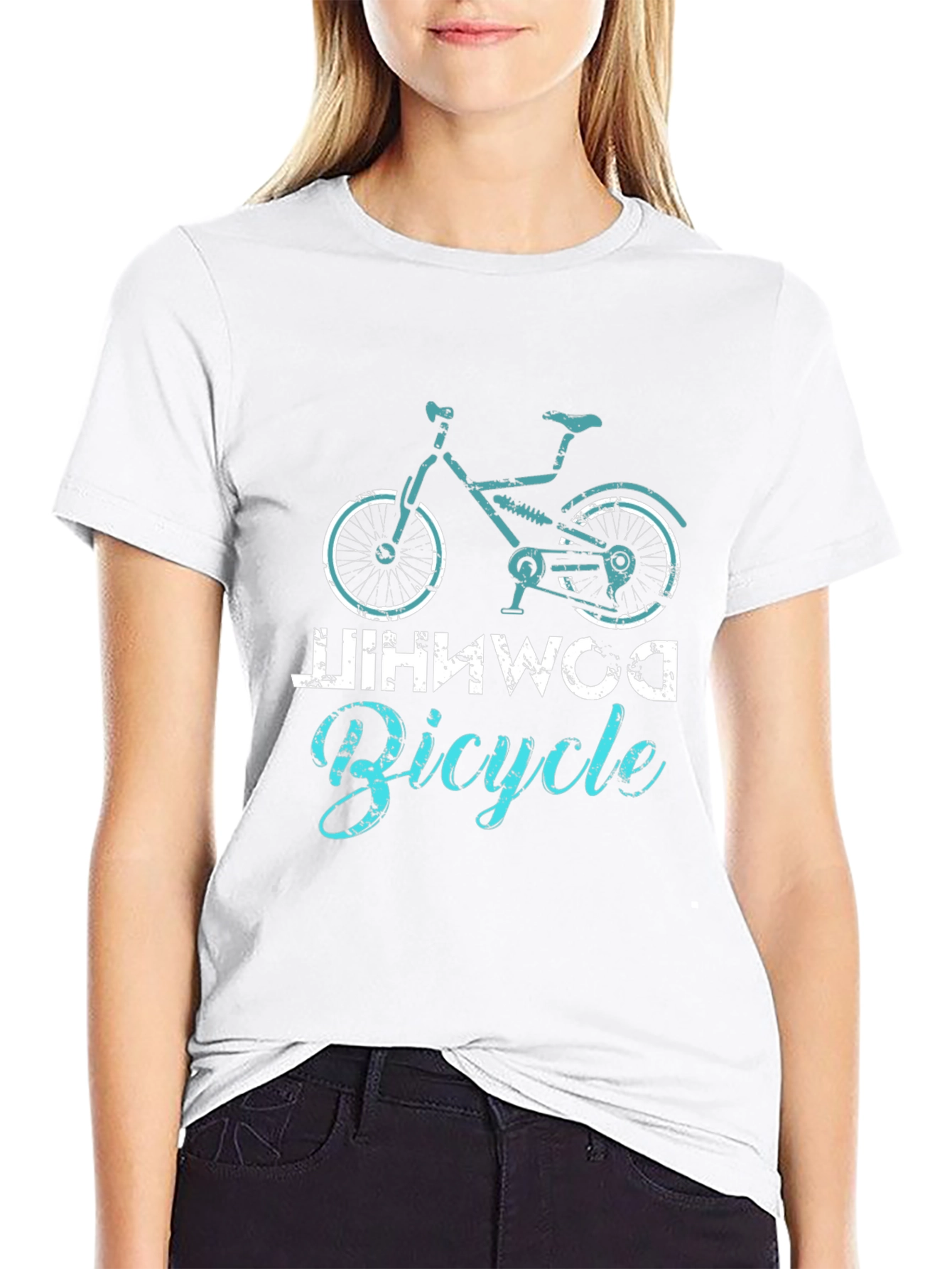 Cool DOMINWCO Bicycle Graphic T-Shirt