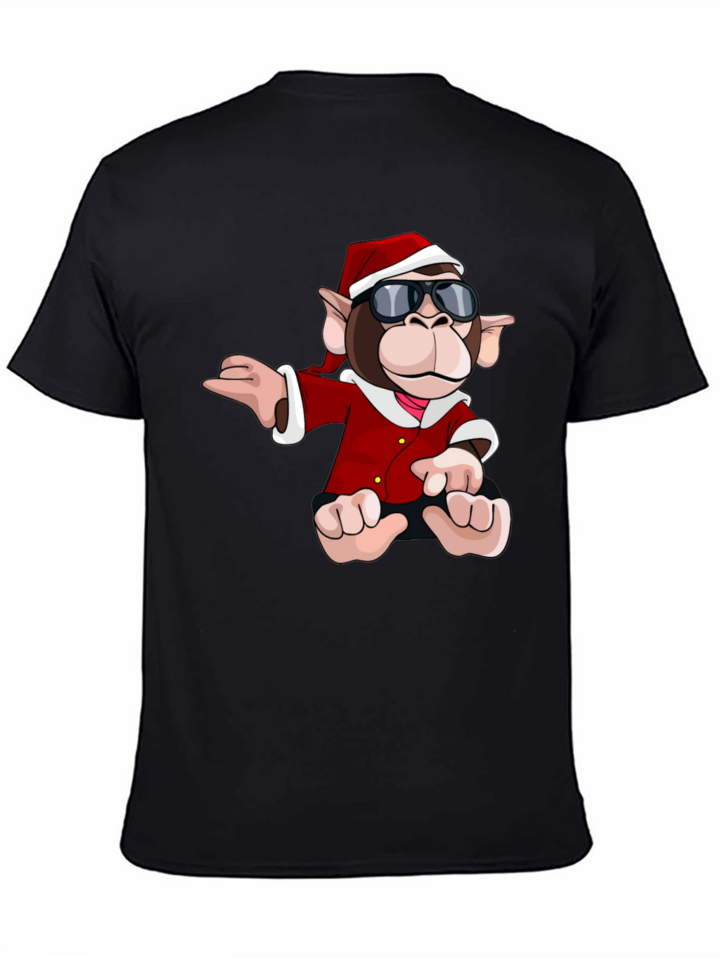 Santa Monkey Graphic Tee