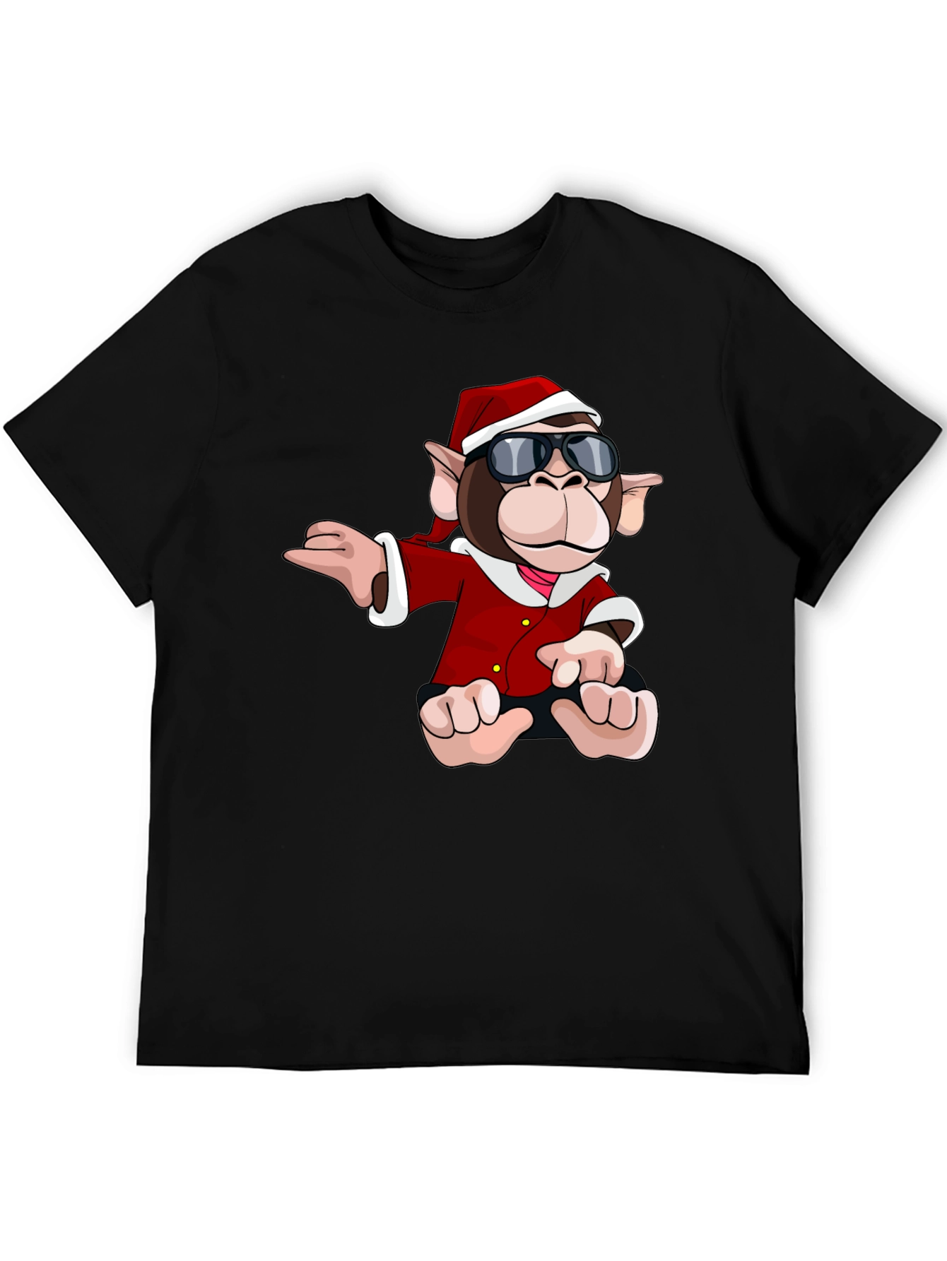 Santa Monkey Graphic Tee