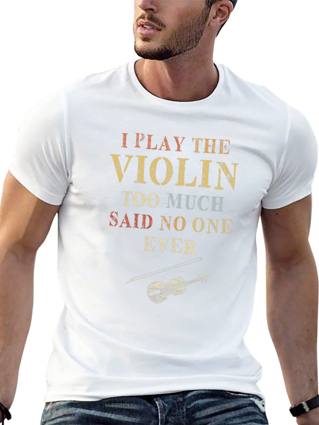 I Play The Violin T-Shirt: Humorous Musician Tee
