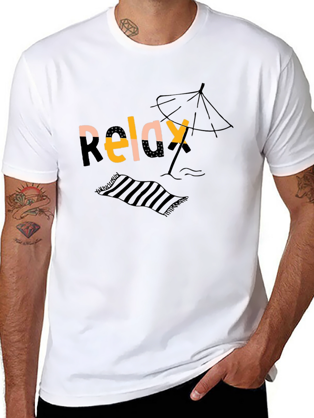 Relax Beach Graphic Tee - Vacation Vibes