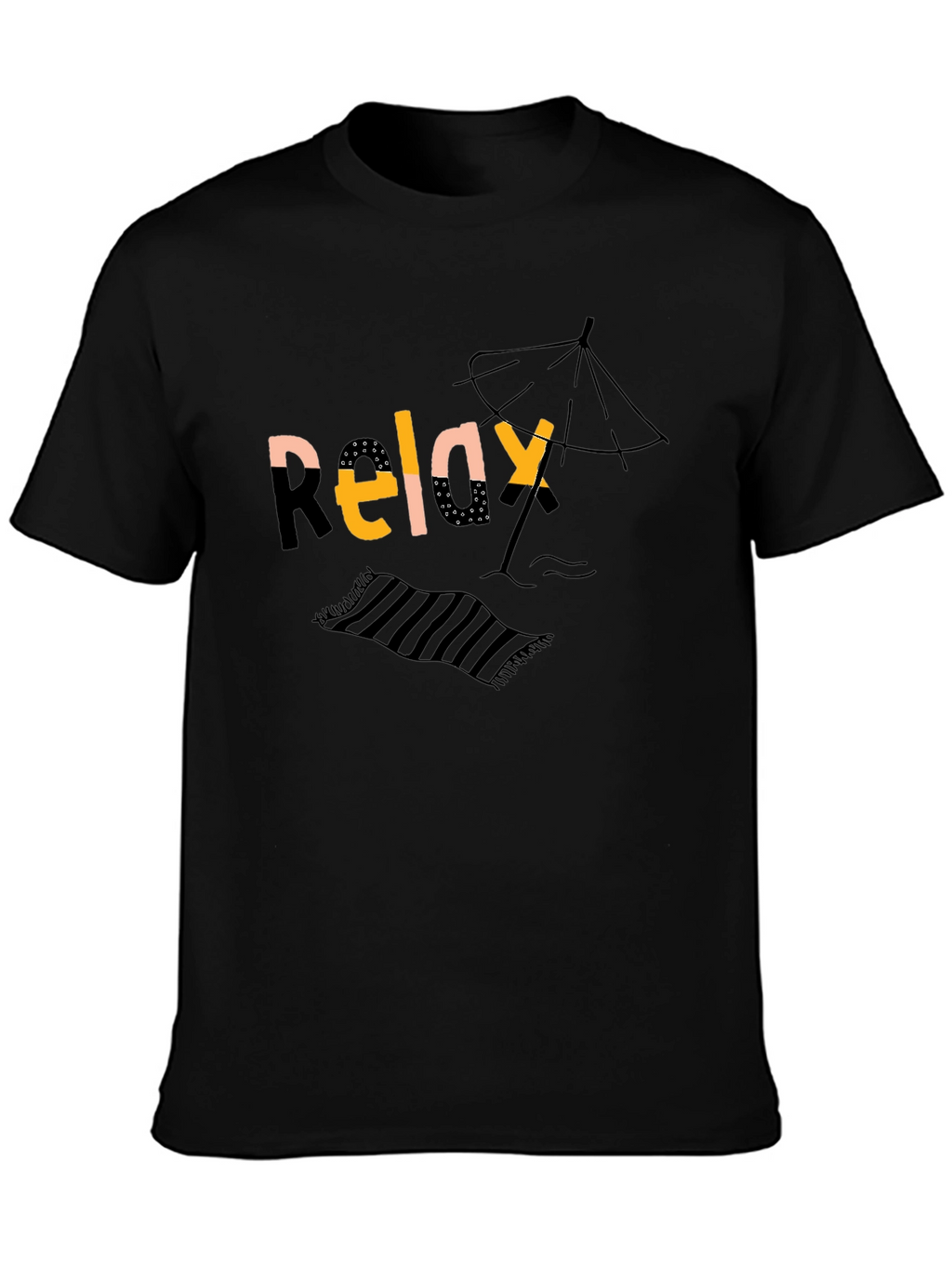 Relax Beach Graphic Tee - Vacation Vibes