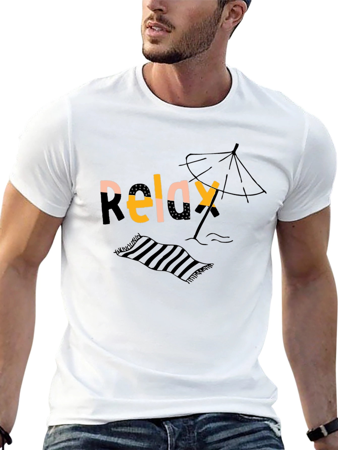 Relax Beach Graphic Tee - Vacation Vibes