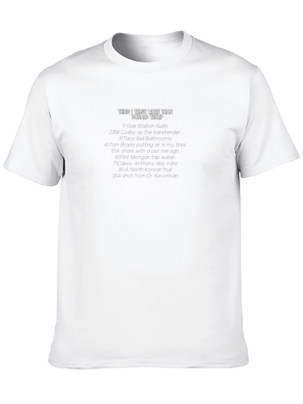 Trust More Than Trump Graphic Tee