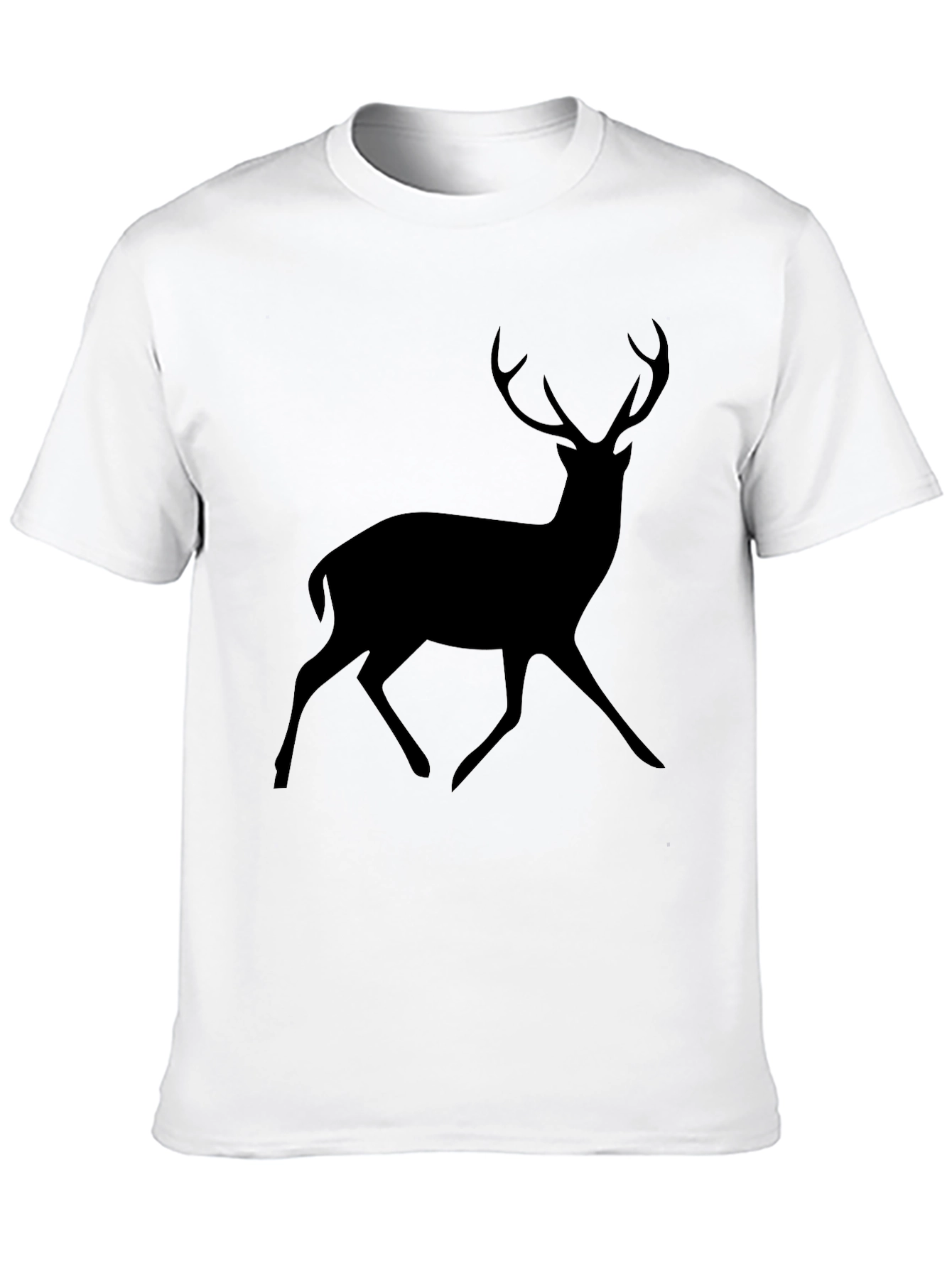 Black Deer Silhouette T-Shirt