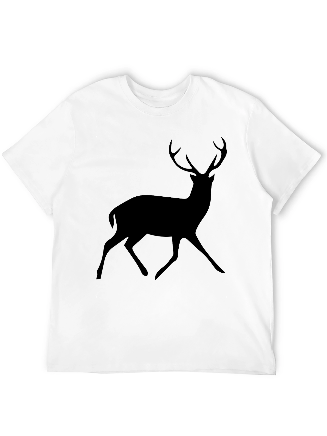 Black Deer Silhouette T-Shirt
