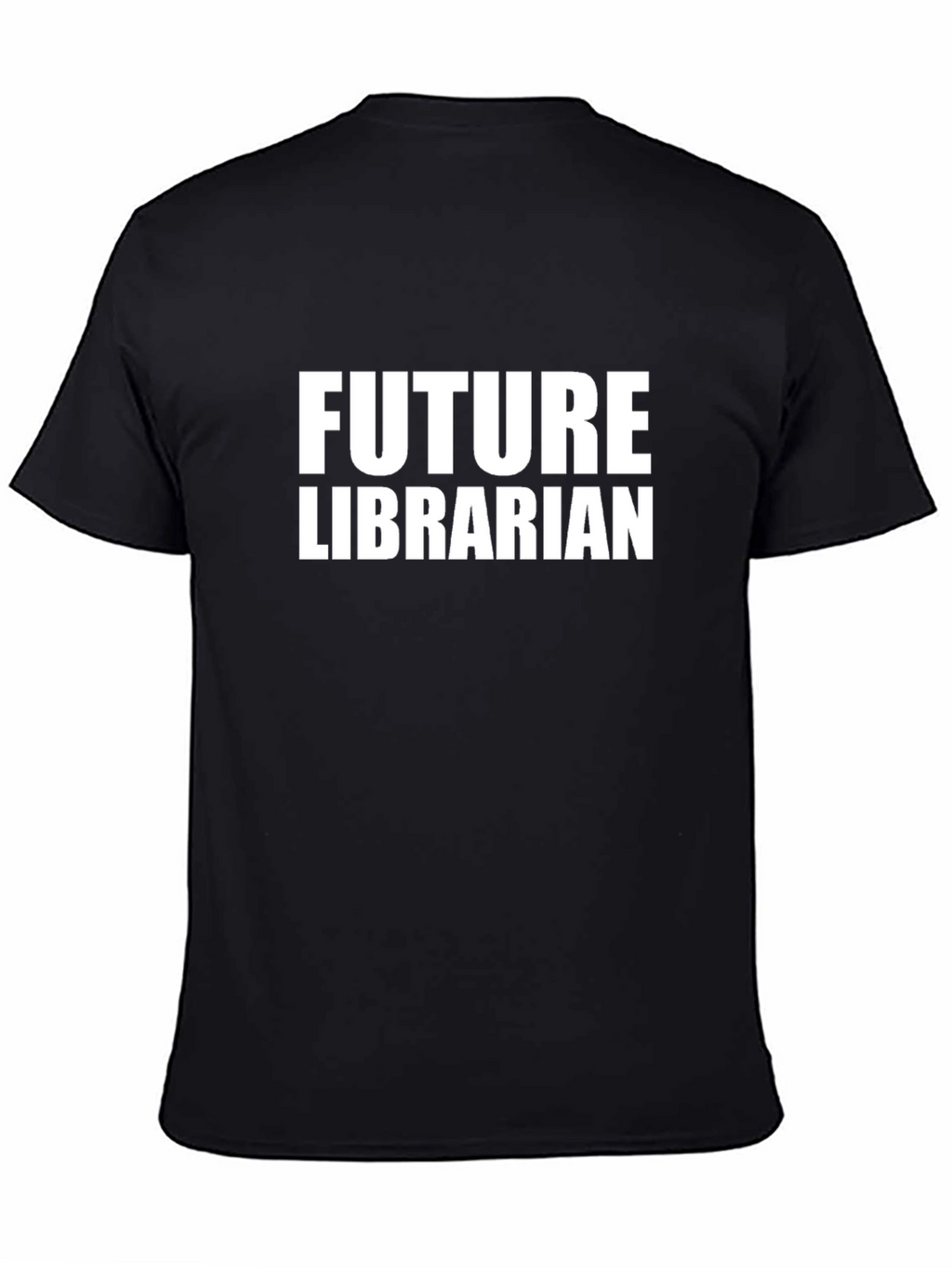 Future Librarian T-Shirt - Black Cotton Tee
