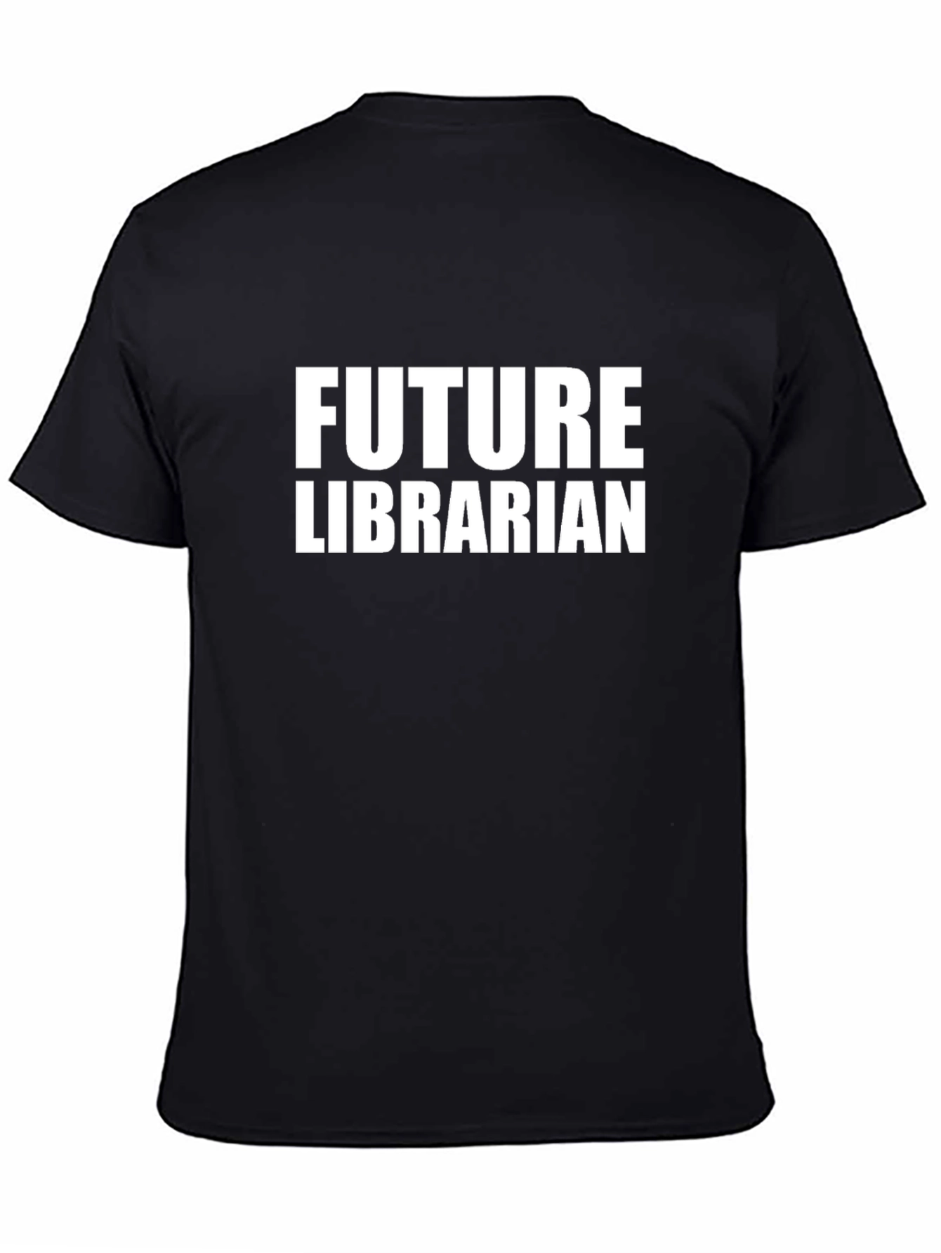 Future Librarian T-Shirt - Black Cotton Tee
