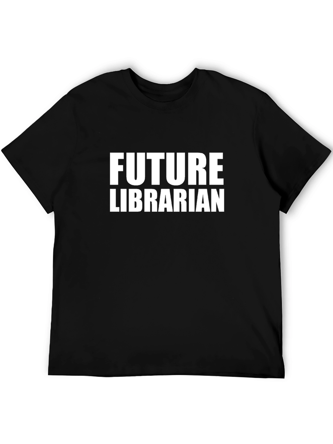 Future Librarian T-Shirt - Black Cotton Tee