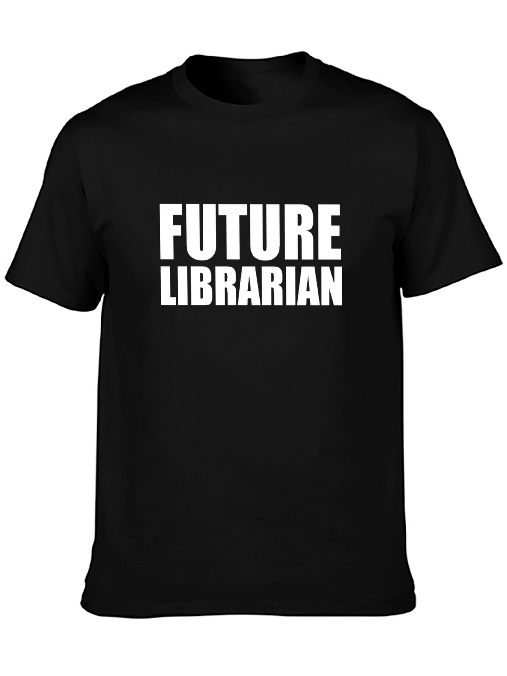 Future Librarian T-Shirt - Black Cotton Tee