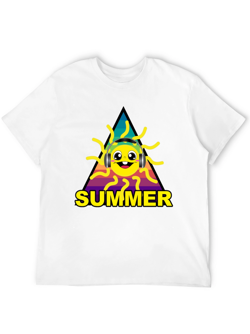 Summer Sun Graphic Tee - Music Lovers Style