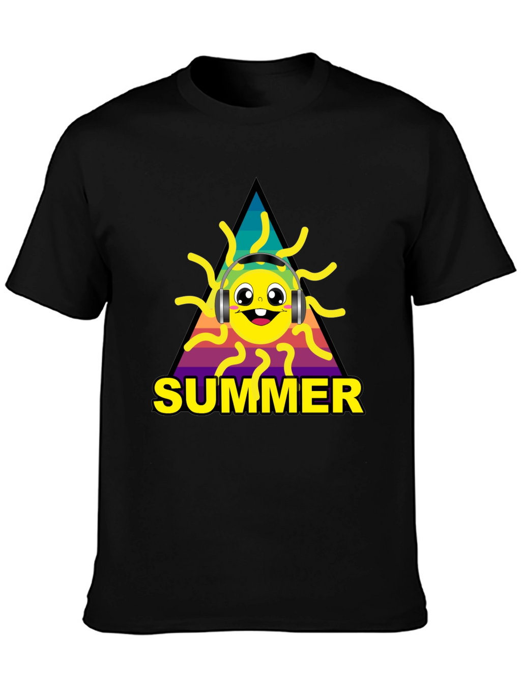 Summer Sun Graphic Tee - Music Lovers Style