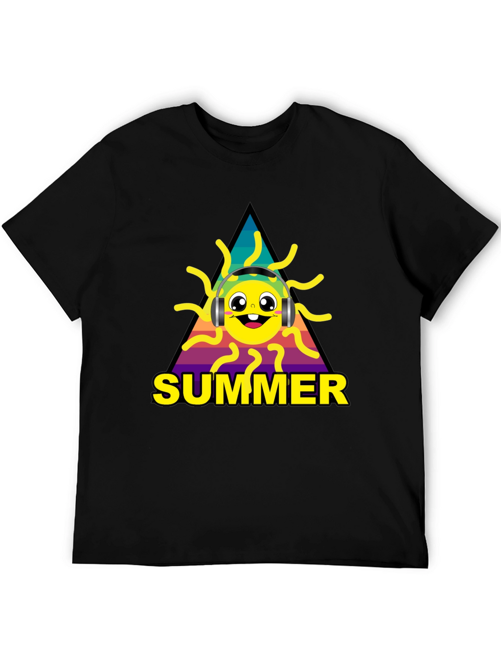 Summer Sun Graphic Tee - Music Lovers Style