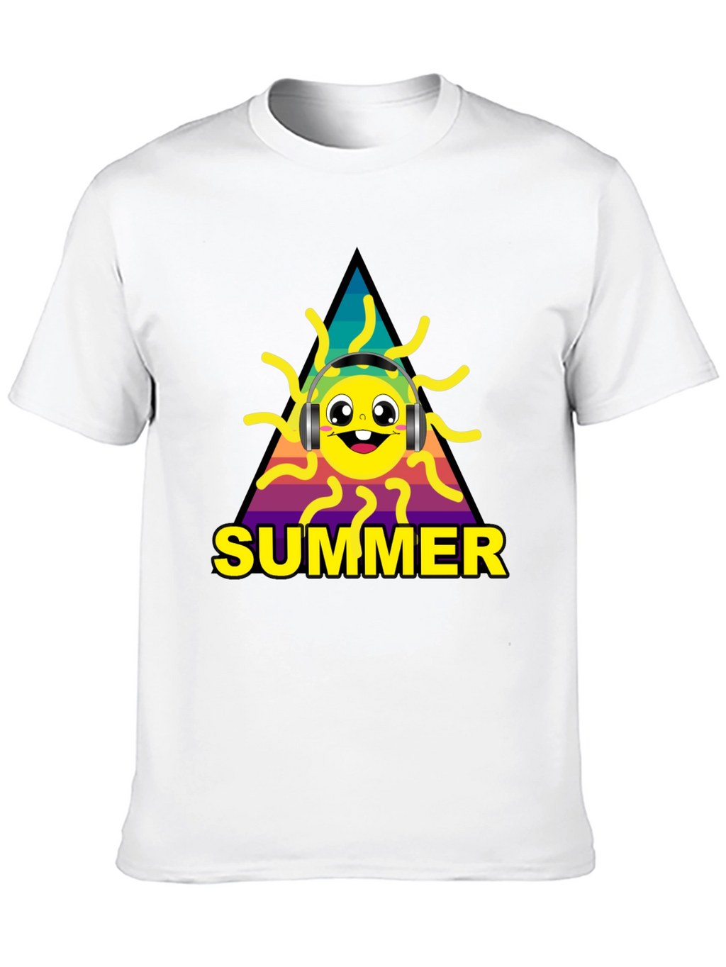 Summer Sun Graphic Tee - Music Lovers Style