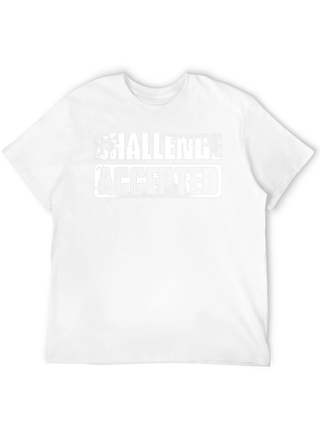 Challenge Accepted Graphic Tee - Black