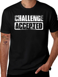 Challenge Accepted Graphic Tee - Black