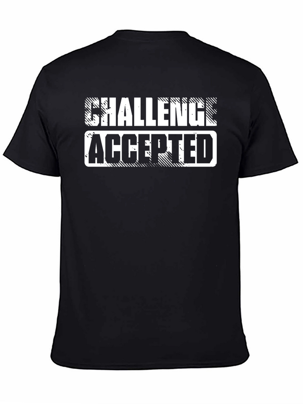 Challenge Accepted Graphic Tee - Black