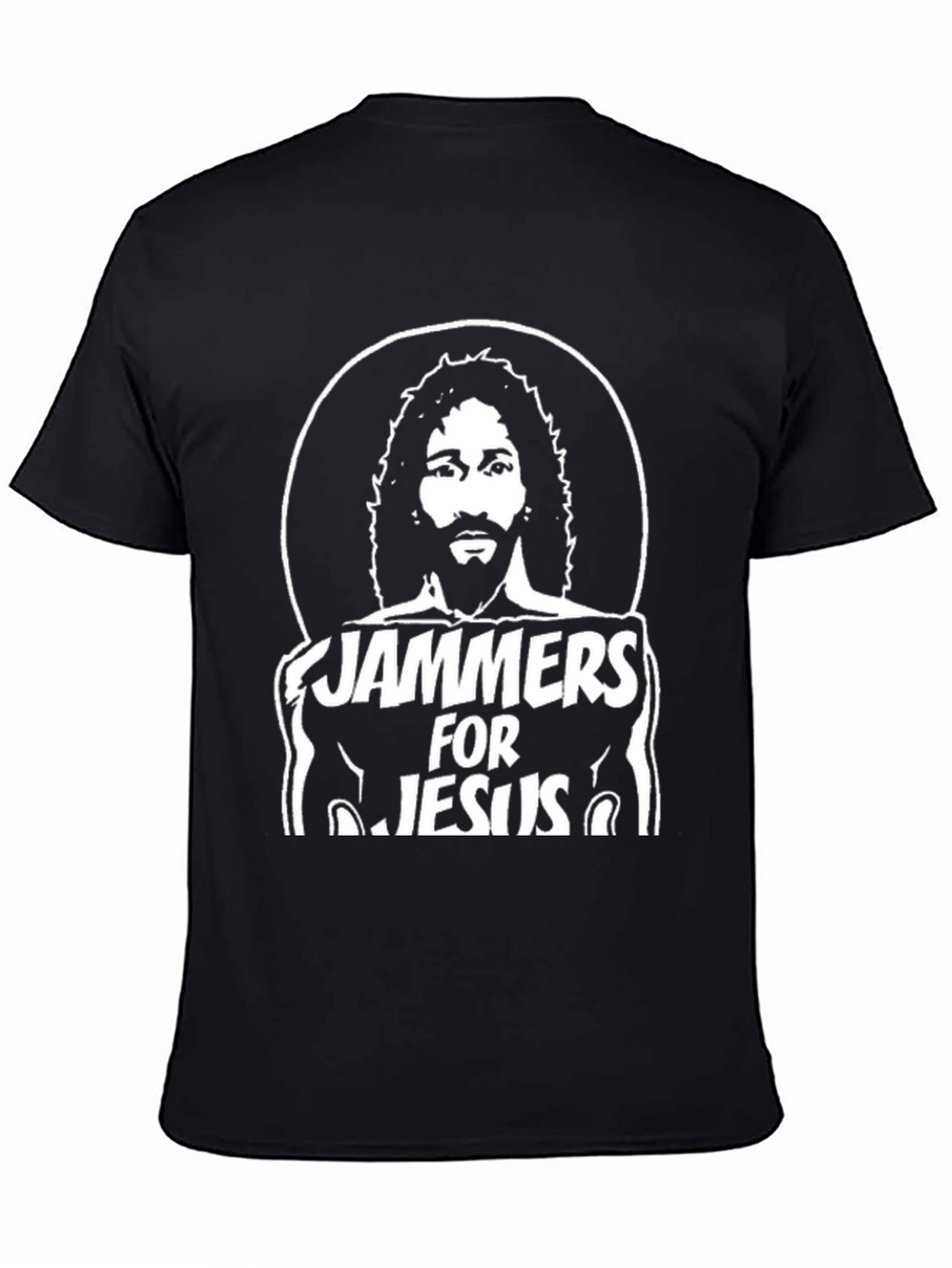 Jammer For Jesus Black Graphic Tee