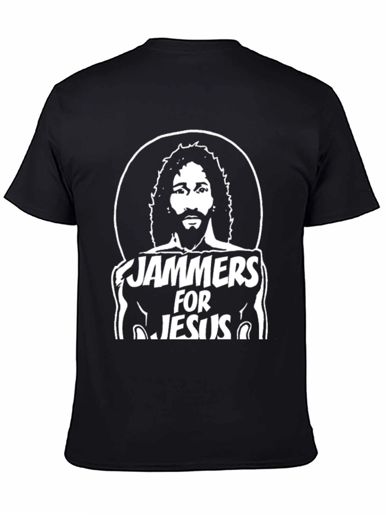 Jammer For Jesus Black Graphic Tee