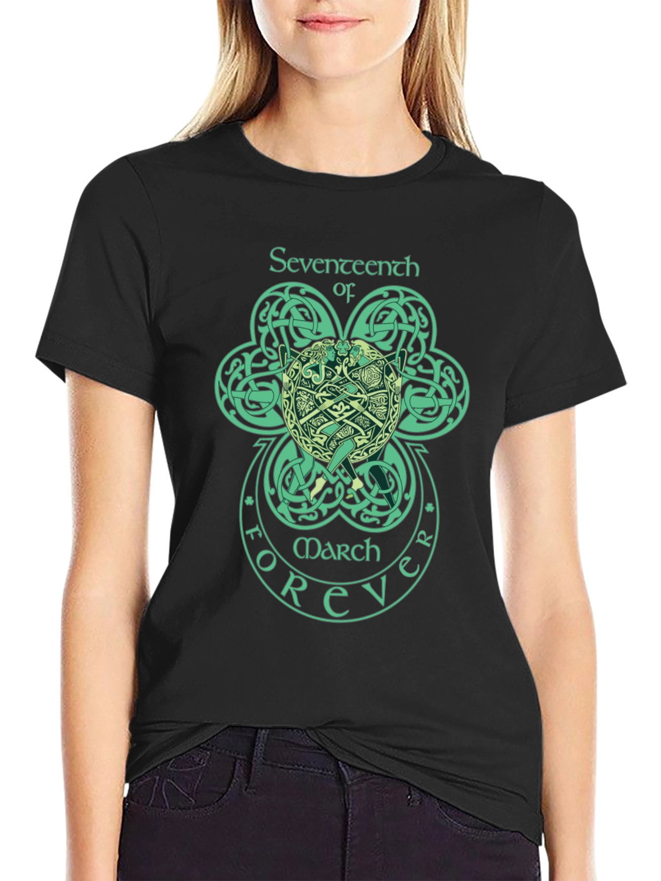 St. Patricks Day Seventeenth of March Forever Graphic Tee
