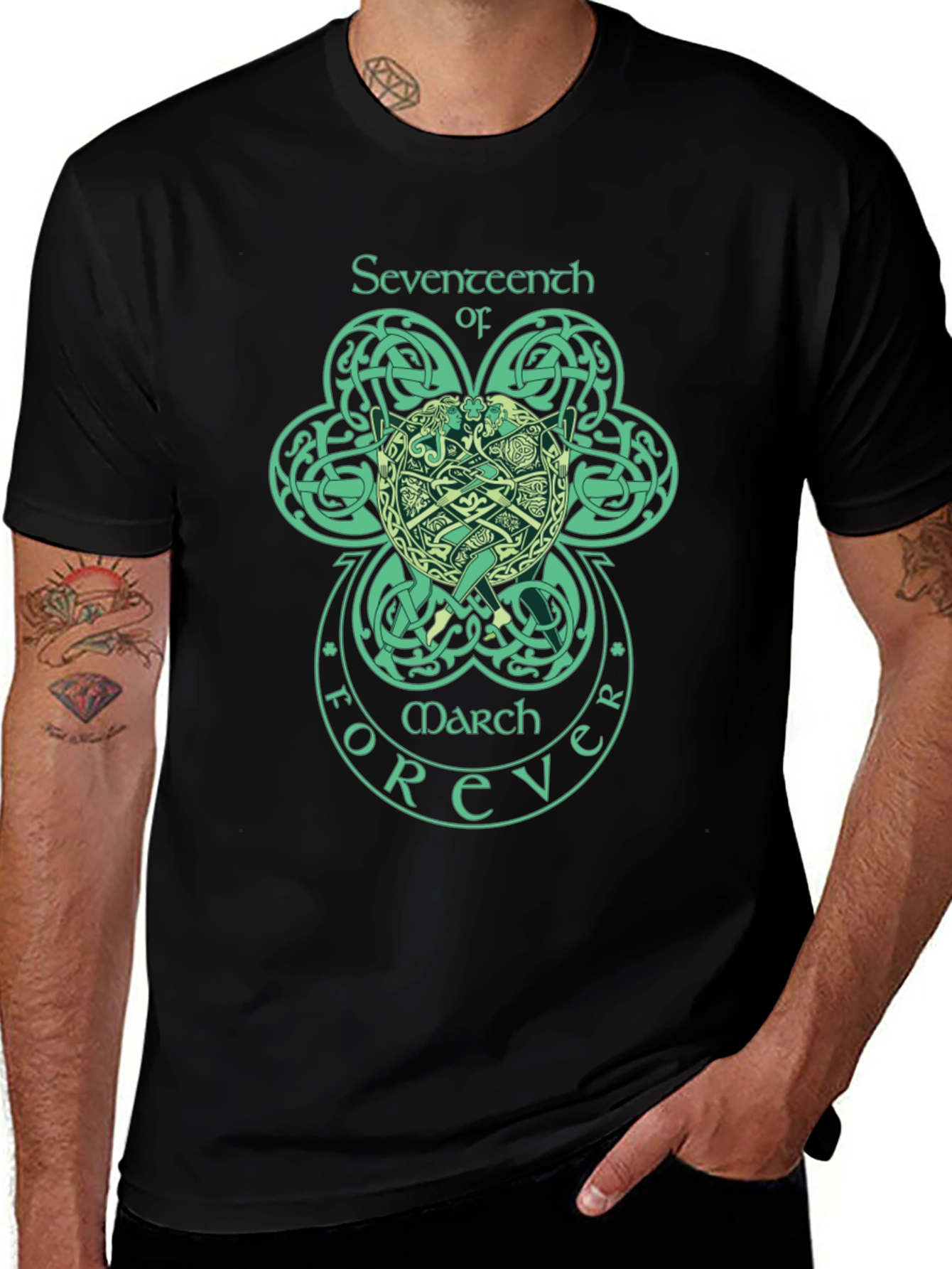 St. Patricks Day Seventeenth of March Forever Graphic Tee