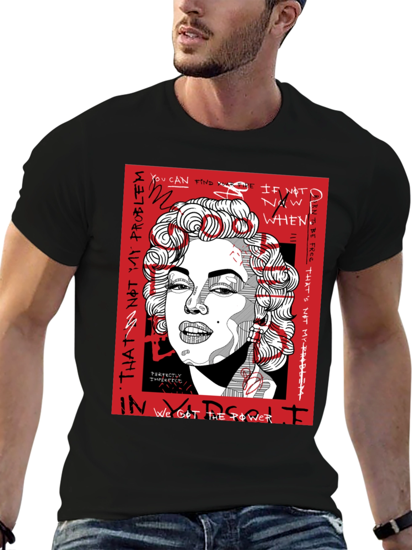 Marilyn Monroe Graphic Print T-Shirt