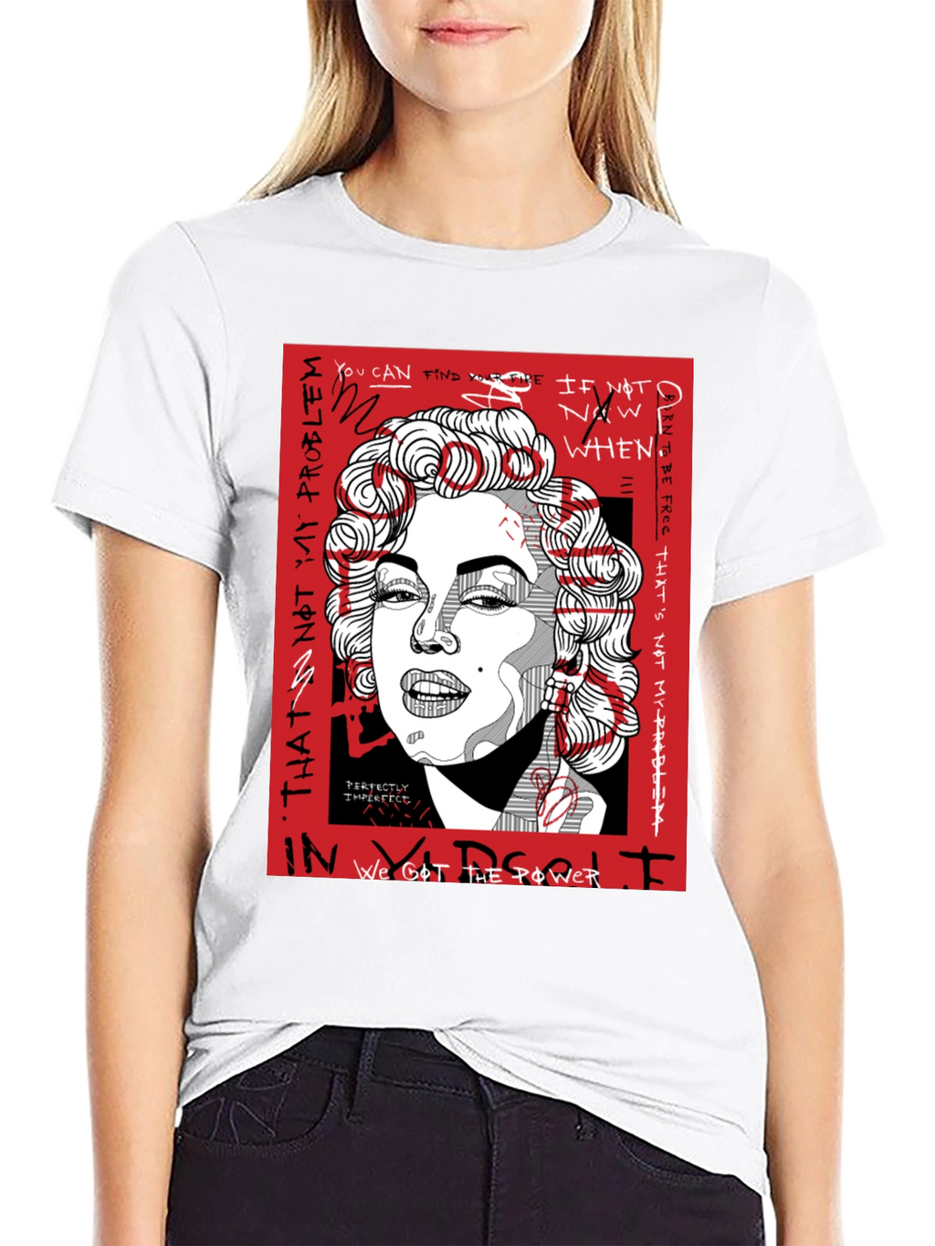 Marilyn Monroe Graphic Print T-Shirt