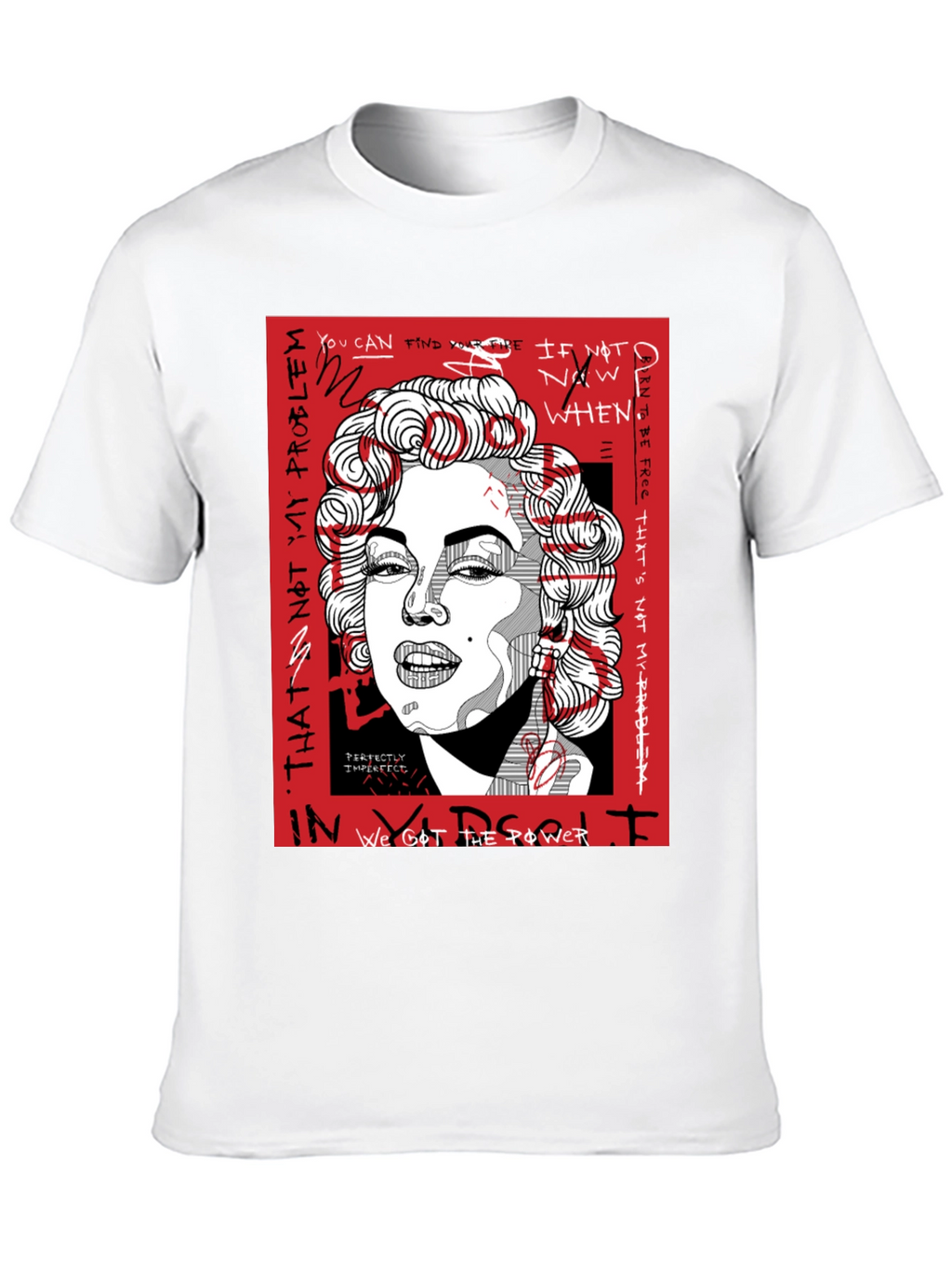 Marilyn Monroe Graphic Print T-Shirt