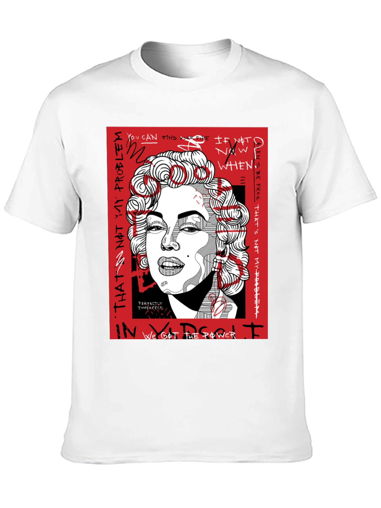 Marilyn Monroe Graphic Print T-Shirt