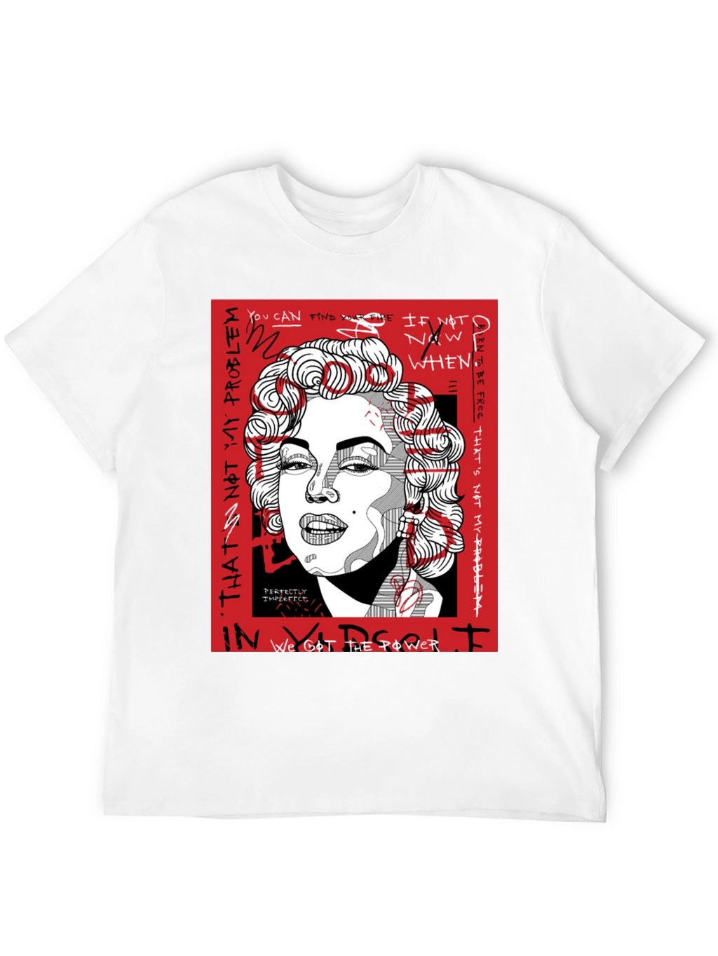 Marilyn Monroe Graphic Print T-Shirt